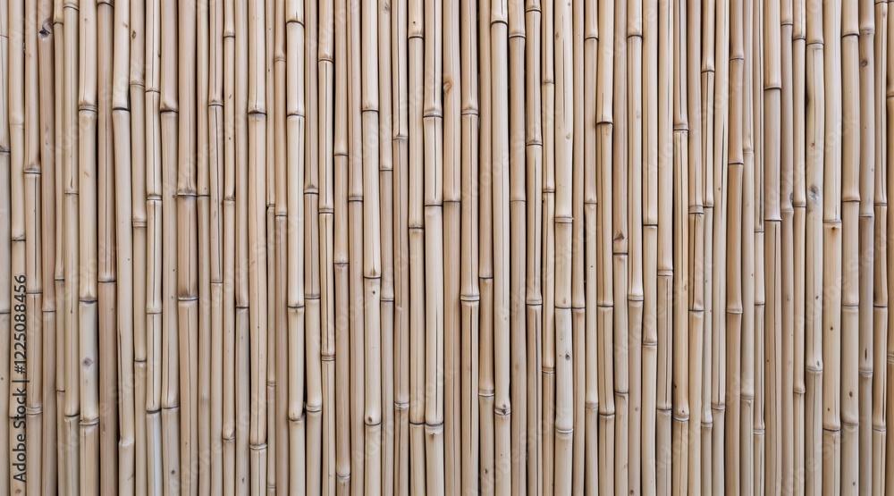 Bamboo wall texture, natural and calming, neutral background, vertical alignment Bamboo wall texture, natural and calming, neutral background, vertical alignment