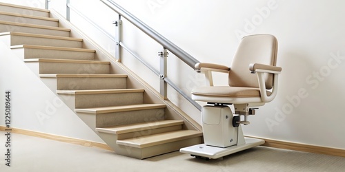 Stairlift on Wooden Stairs