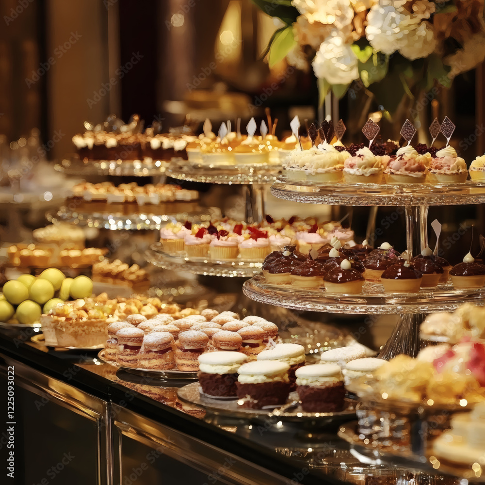 Luxurious Hotel Dessert Buffet: An Indulgent Feast of Elegance Luxurious Hotel Dessert Buffet: An Indulgent Feast of Elegance