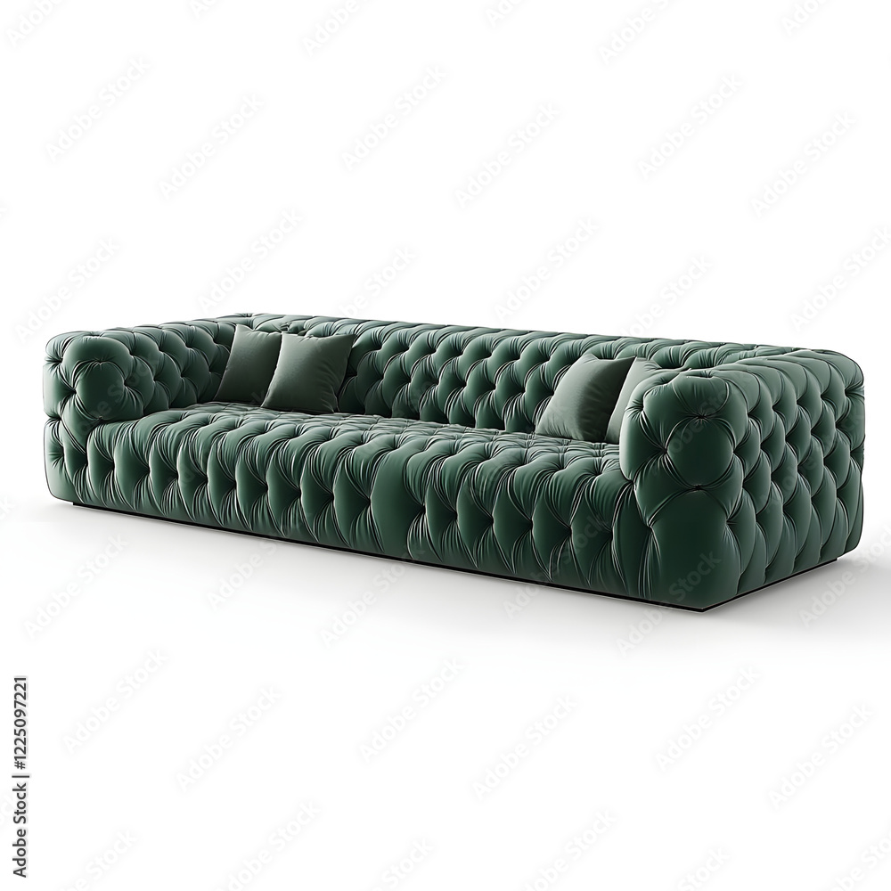 Fototapeta premium sofa isolated on white background