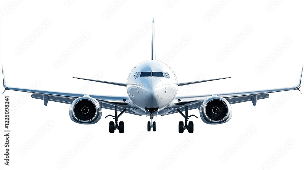 passenger plane white background passenger plane white background