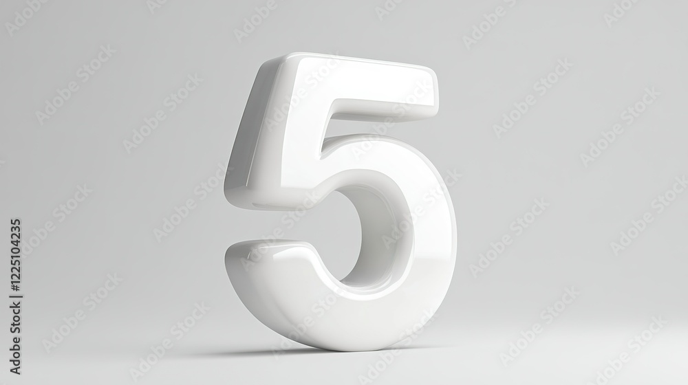 Fototapeta premium Many types of numbers