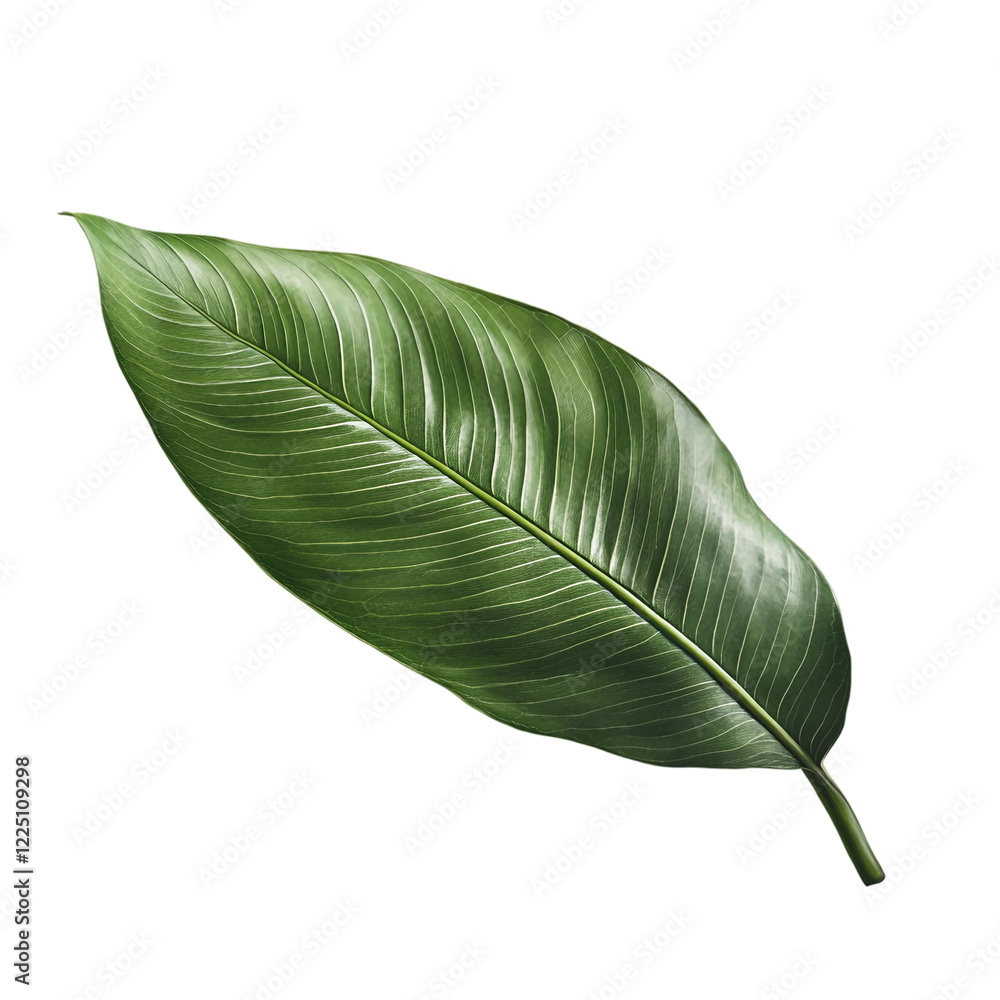 Leafy green leaf with a stem Leafy green leaf with a stem