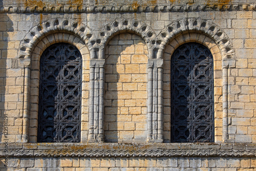 Architectural Detail of the Norman Tower in Bury St. Edmunds photo