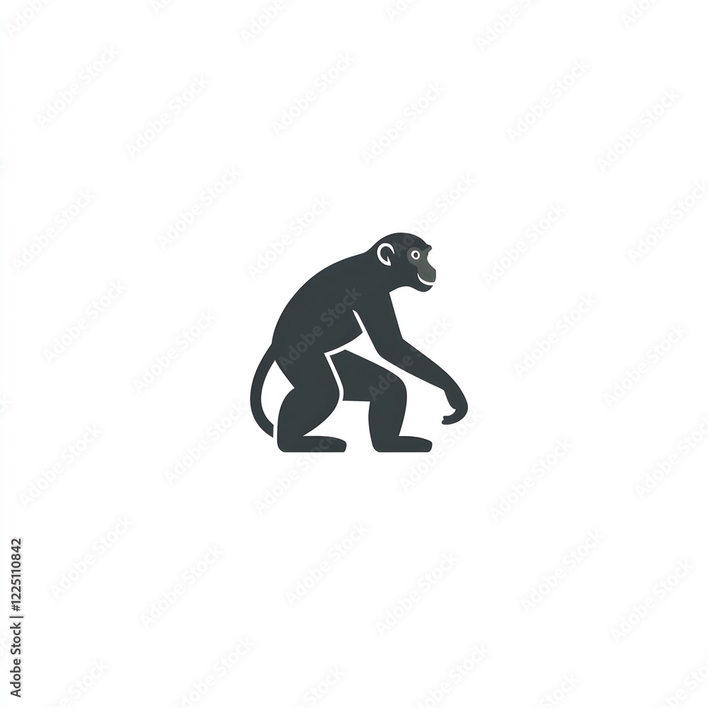 Fototapeta premium black bear cartoon
