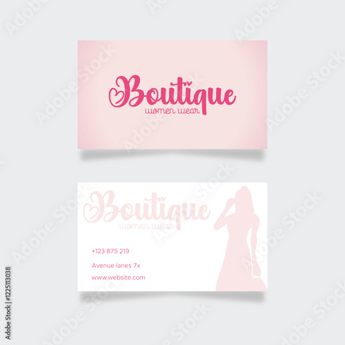 Elegant Boutique Business Card Design