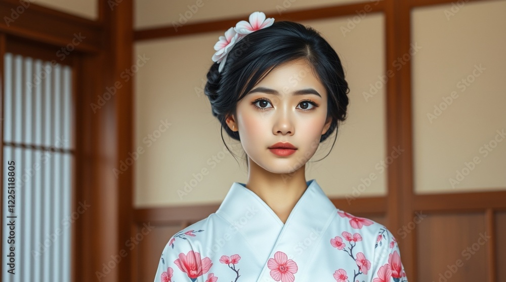 woman in kimono woman in kimono