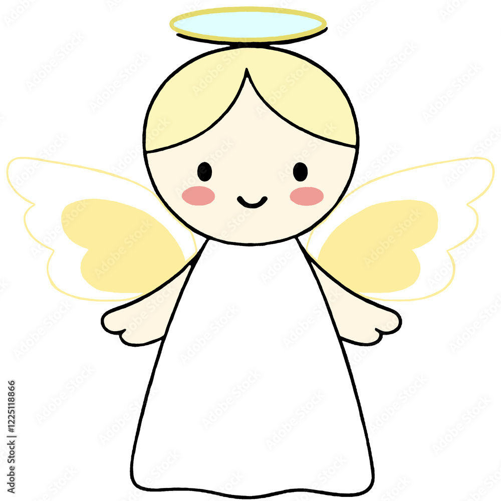 Obraz premium angel with a bow