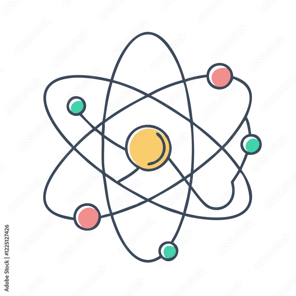 atom icon, atom vector illustration-simple illustration of atom, perfect for atom logos and icons atom icon, atom vector illustration-simple illustration of atom, perfect for atom logos and icons