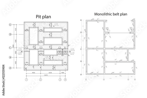 Pit plan and monolithic belt plan