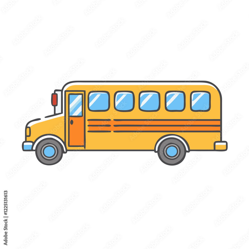 school bus icon, school bus vector illustration-simple illustration of school bus, perfect for school bus logos and icons school bus icon, school bus vector illustration-simple illustration of school bus, perfect for school bus logos and icons