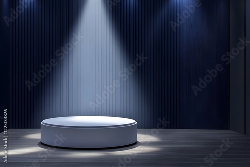 stage with spotlight