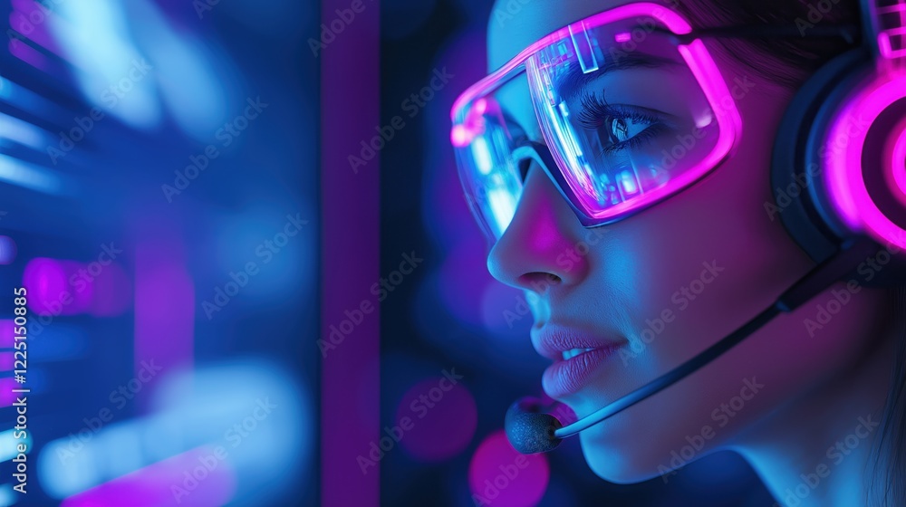 Gaming competition online arena digital content futuristic setting close-up view virtual reality experience Gaming competition online arena digital content futuristic setting close-up view virtual reality experience