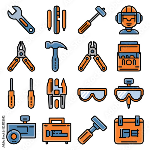 Repair Icons - Line Series - Editable Stroke