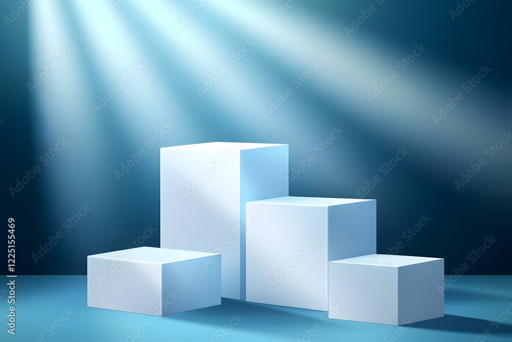 empty podium on black background empty podium on black background