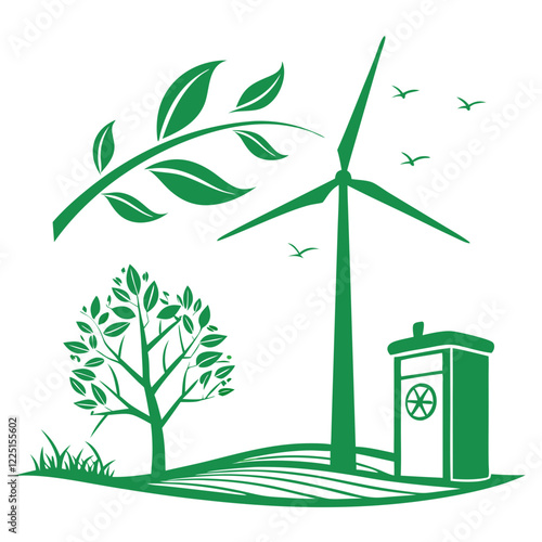 Green Energy Vector Design for Renewable Power Solutions and Sustainable Future