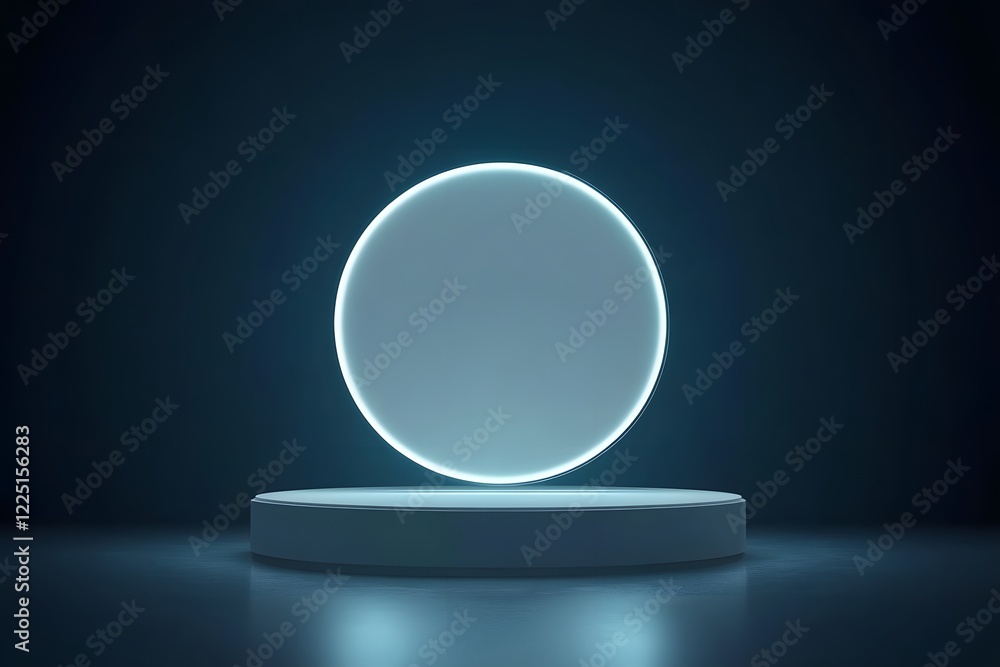 empty podium on black background empty podium on black background