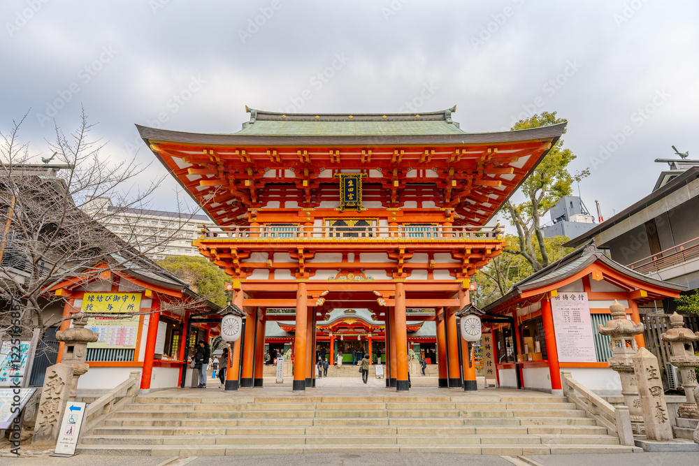 Fototapeta premium 兵庫県 三宮 生田神社の風景