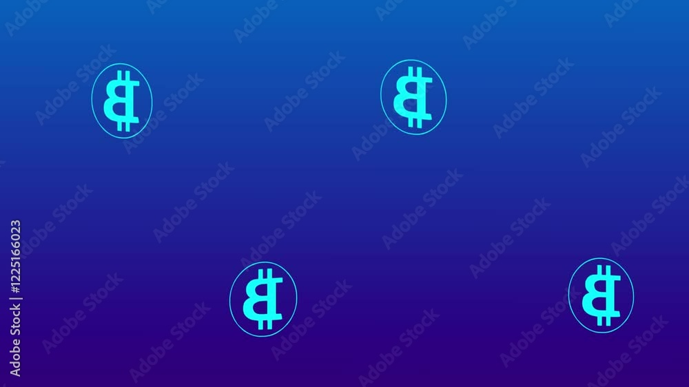 Falling & Rotating Bitcoin Symbols – Futuristic Cryptocurrency Animation Falling & Rotating Bitcoin Symbols – Futuristic Cryptocurrency Animation