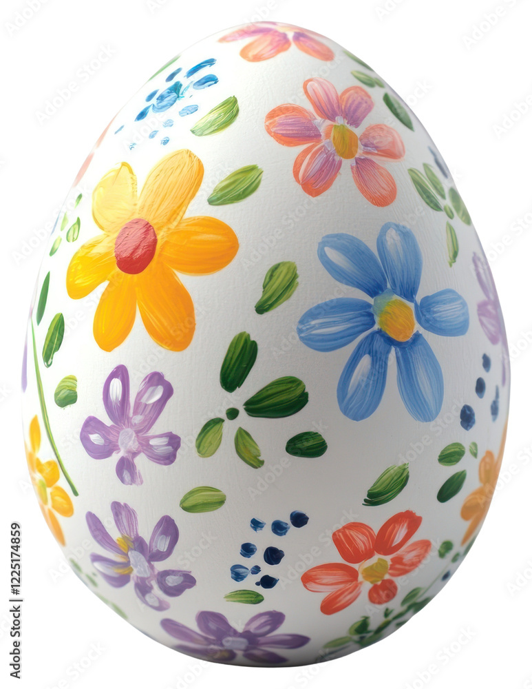 PNG Easter egg colorful flowers painted. PNG Easter egg colorful flowers painted.