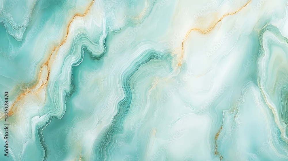 custom made wallpaper toronto digitalAbstract teal and gold veined marble texture background, fluid design with waves and streaks of color