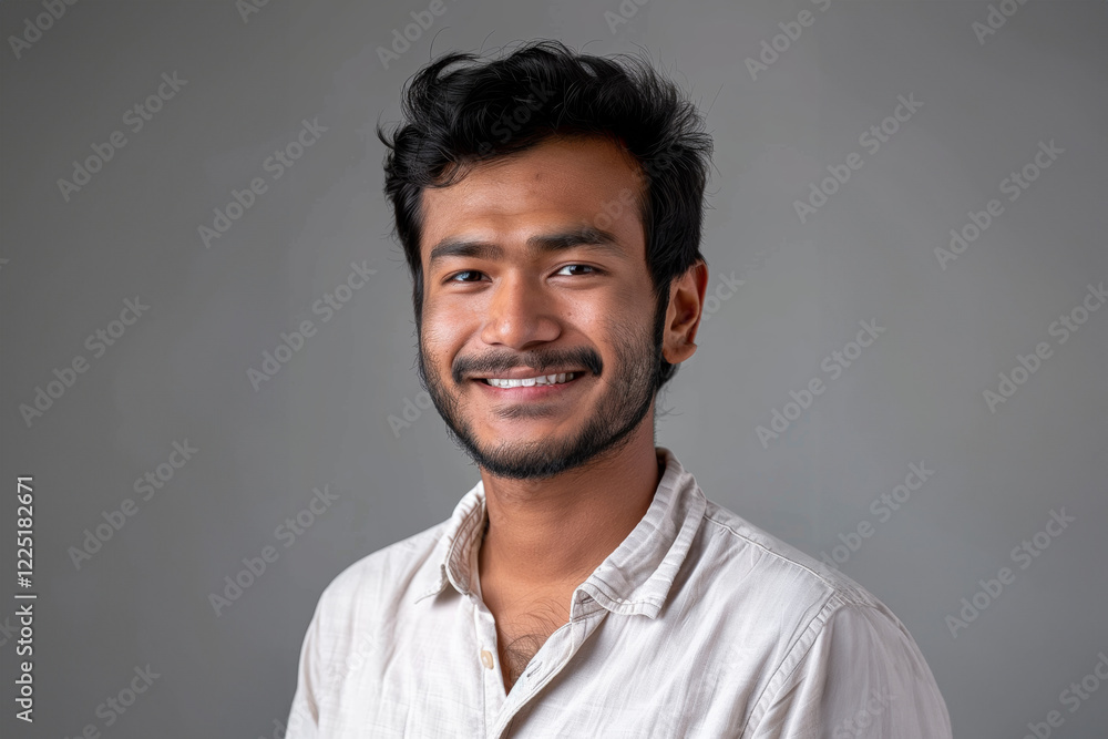 A middle aged Asian man, dressed in work attire, poses against a plain backdrop, reflecting both professionalism and a friendly, everyday style. A middle aged Asian man, dressed in work attire, poses against a plain backdrop, reflecting both professionalism and a friendly, everyday style.