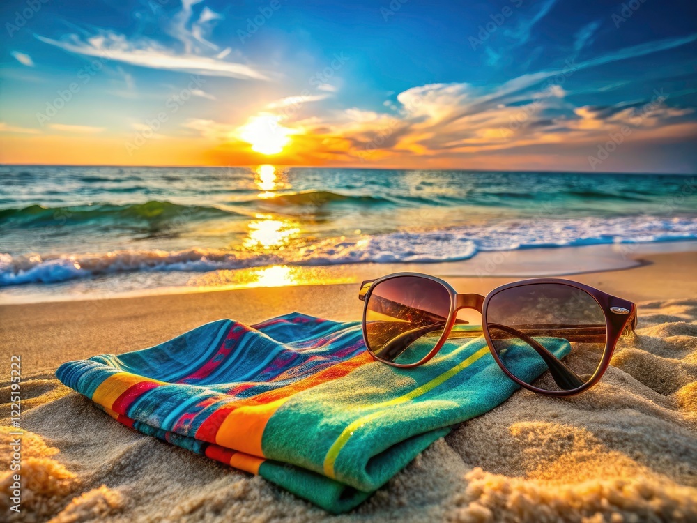 Obraz premium Capture the beauty of Lido Beach, Venice with high-resolution images of its breathtaking sunsets, azure waters, and golden sands.