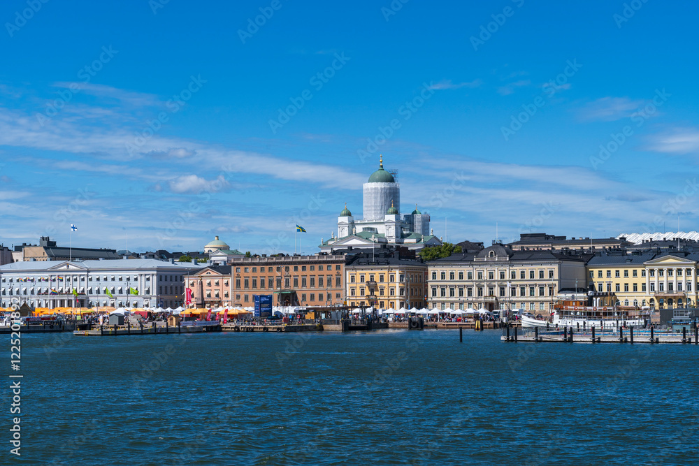 Obraz premium Helsinki Cathedral at the Senate Square