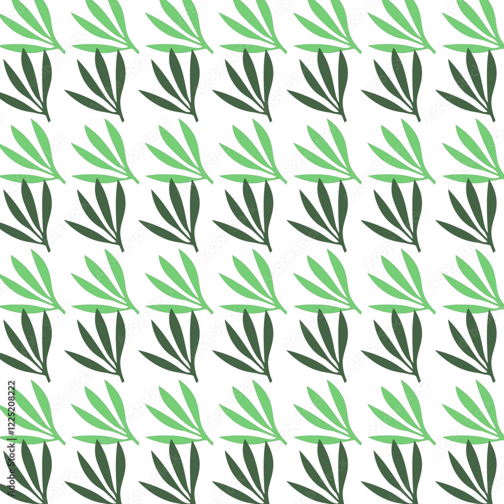Naklejka premium NATURAL SPRING LEAVES PATTERN TEXTURE BACKGROUND VECTOR