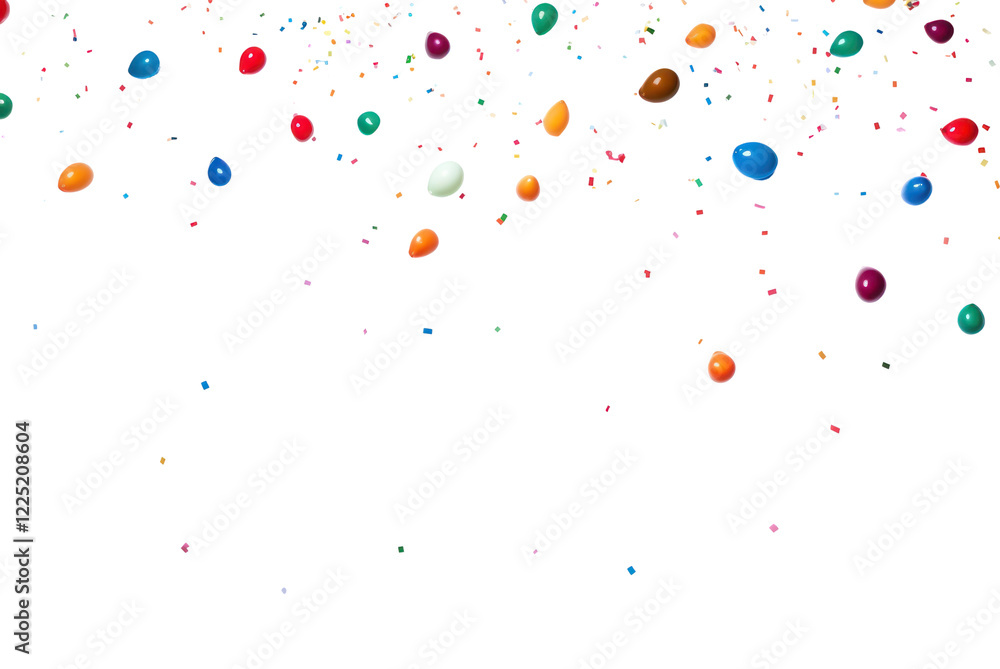 PNG Balloon confetti border background balloons celebration. PNG Balloon confetti border background balloons celebration.