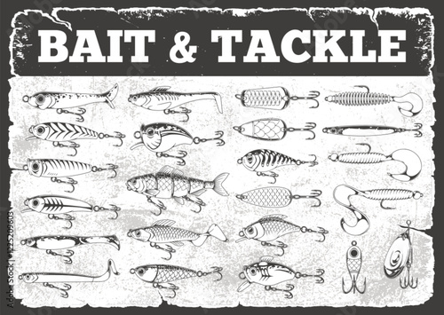 Variety of fishing lures for outdoor enthusiasts
