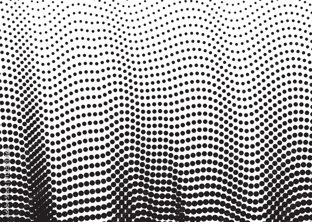 Halftone Wave Patterns Innovative Flow of Dots in Abstract Digital Design Exploring Modern Computational Aesthetics and Creative Visualization Trends Halftone Wave Patterns Innovative Flow of Dots in Abstract Digital Design Exploring Modern Computational Aesthetics and Creative Visualization Trends