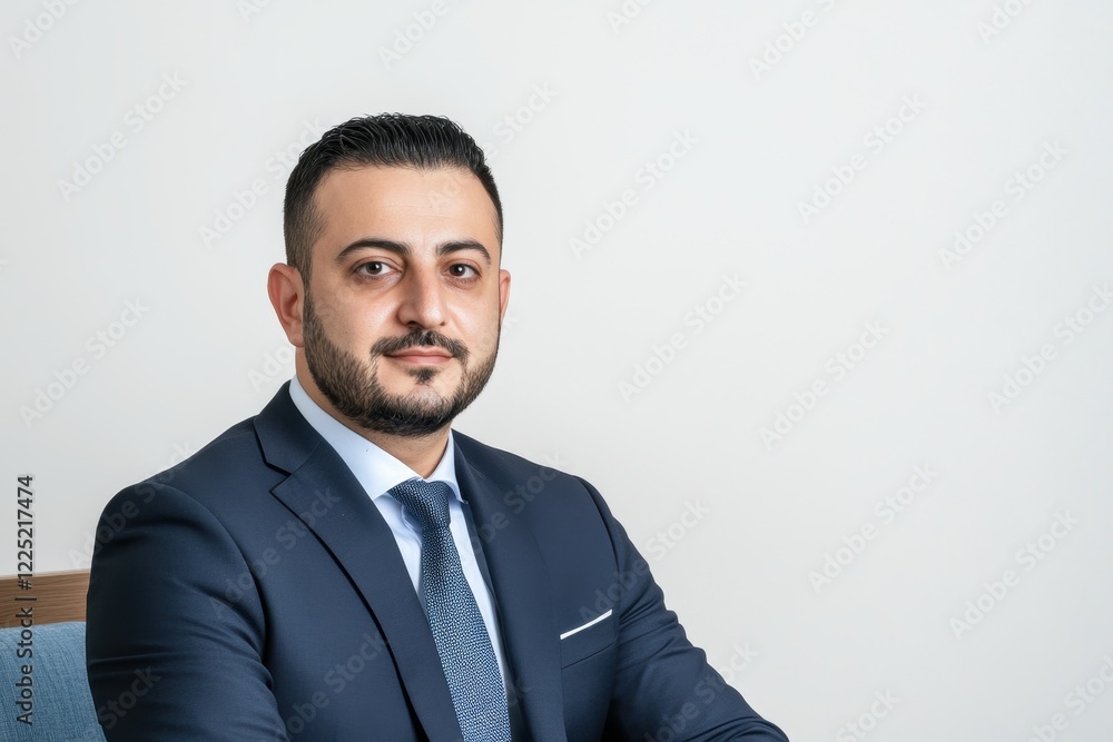A professional man in a suit sits confidently, exuding a sense of authority and professionalism against a neutral background. A professional man in a suit sits confidently, exuding a sense of authority and professionalism against a neutral background.