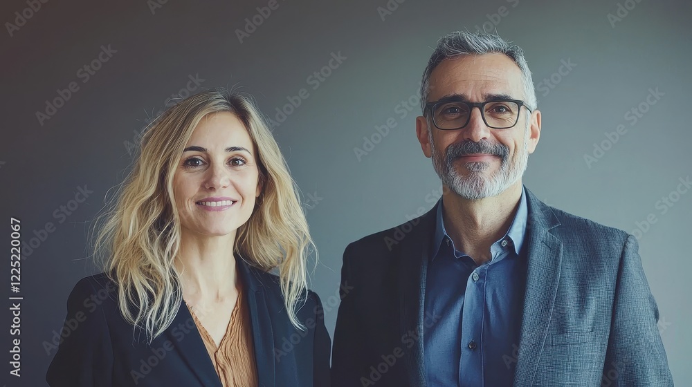 Professional Business Team Portrait with Confident Smiles