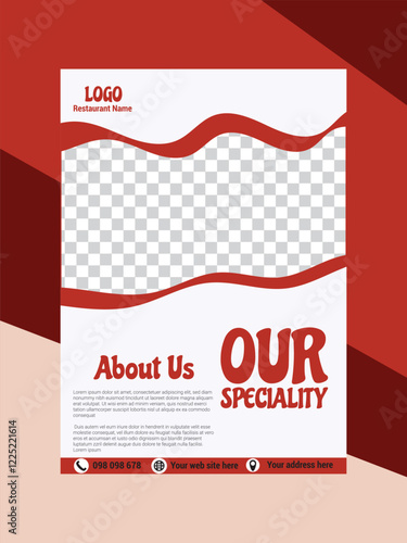 Creative Food Flyer Design for Restaurant Promotions, Eye-catching Flyers for Special Menus, Boost Your Restaurant’s Visibility with Stunning Flyers, Restaurant Marketing Flyers.