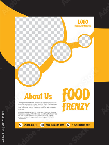Creative Food Flyer Design for Restaurant Promotions, Eye-catching Flyers for Special Menus, Boost Your Restaurant’s Visibility with Stunning Flyers, Restaurant Marketing Flyers.