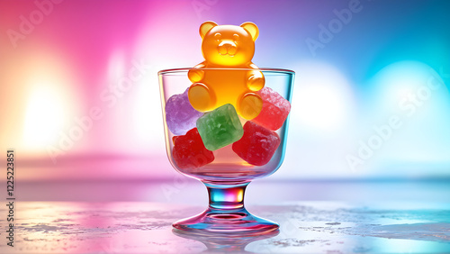 Jelly gummy bear