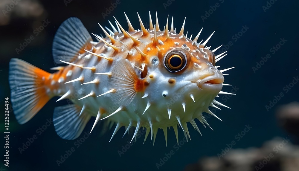 pufferfish with spikes