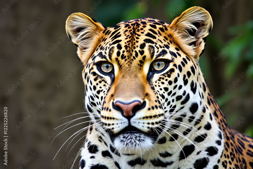 Obraz premium closeup of a leopard
