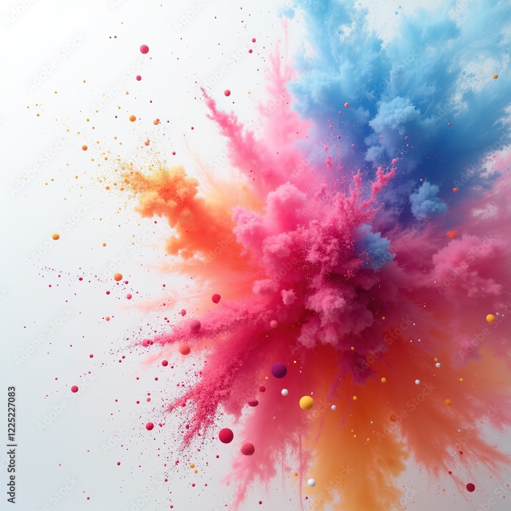 Abstract Colorful Dynamic Energy Burst Abstract Colorful Dynamic Energy Burst