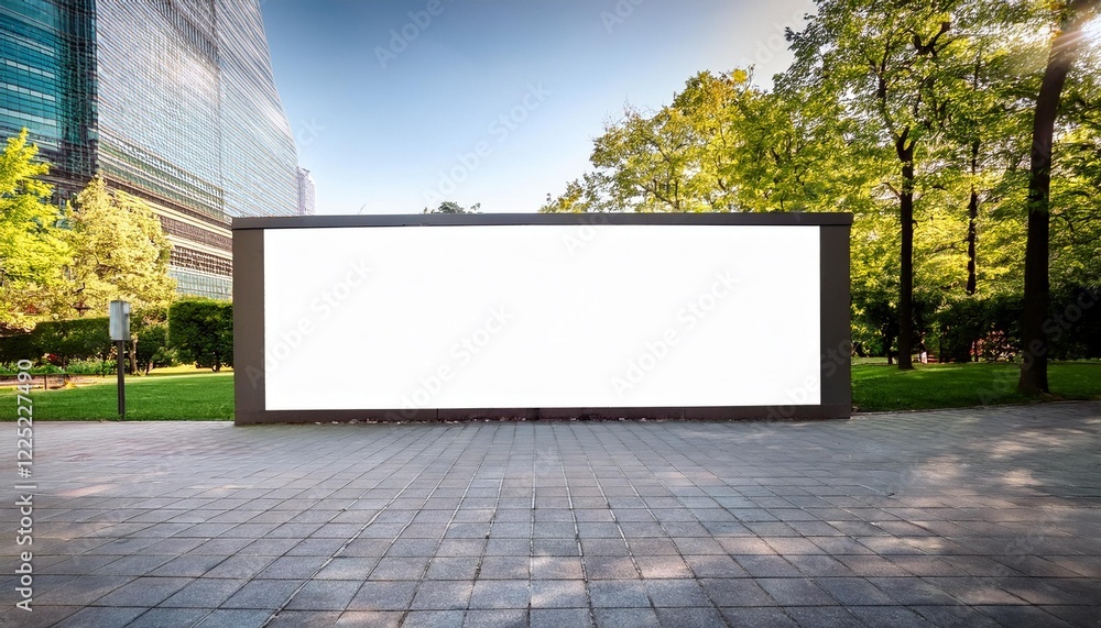 blank billboard on the street blank billboard on the street