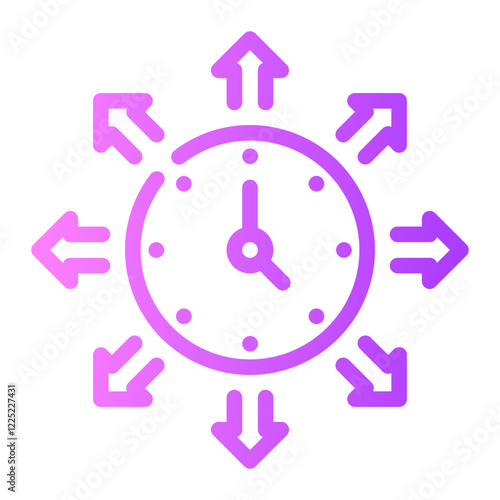 efficiency gradient icon