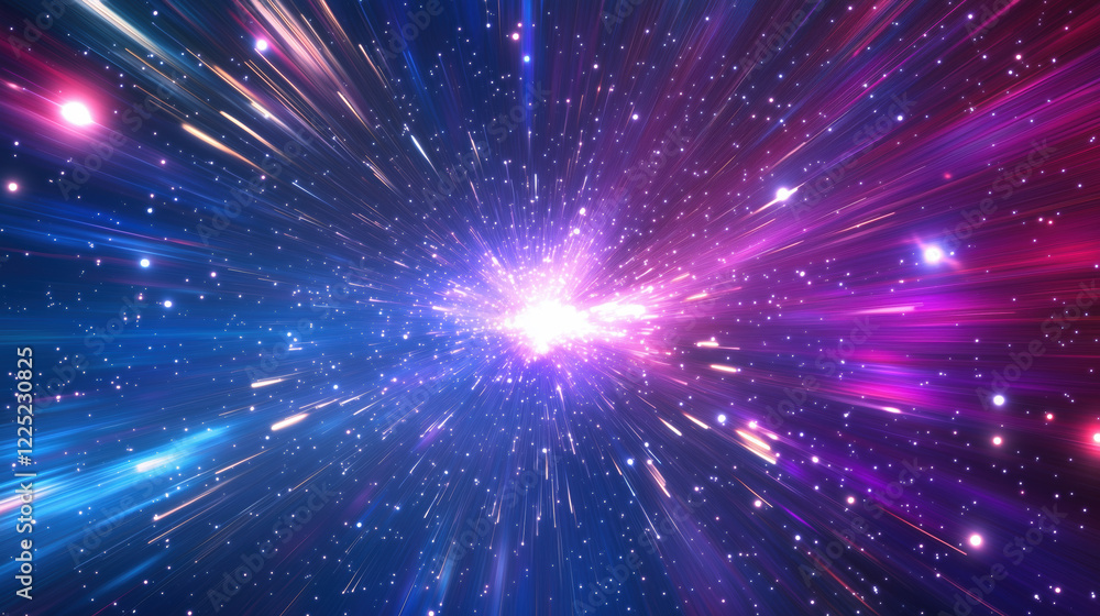 Fototapeta premium High Speed lights, motion trails