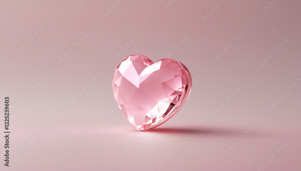 Heart Shaped Pink Crystal Diamond Glimmering on a Soft Pink Background for Elegant Design wallpaper aesthetic for romantic post inspiration Heart Shaped Pink Crystal Diamond Glimmering on a Soft Pink Background for Elegant Design wallpaper aesthetic for romantic post inspiration