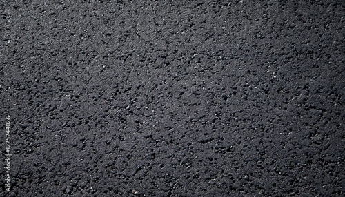 Textured Asphalt Road Surface A CloseUp View of a Moonlit Night Highway, Showcasing the Detailed Pattern and Shine under the Cool Glow of the Lunar Light. photo