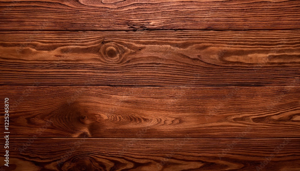 Naklejka premium Striking Cherry Wood Texture Background with Autumnal Hues and Rustic Elegance Perfect for Interior Design or Graphic Art