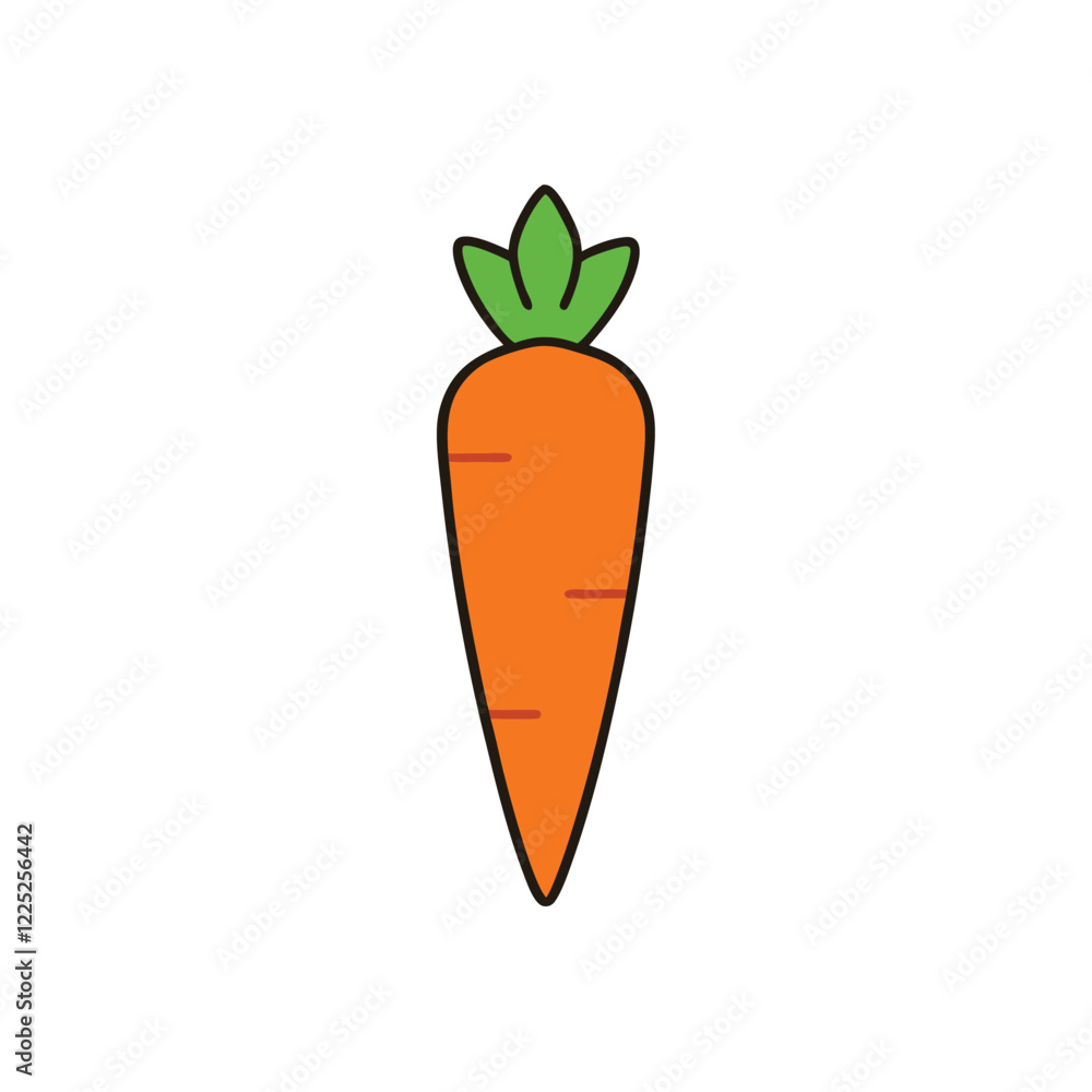 illustration of a carrot illustration of a carrot