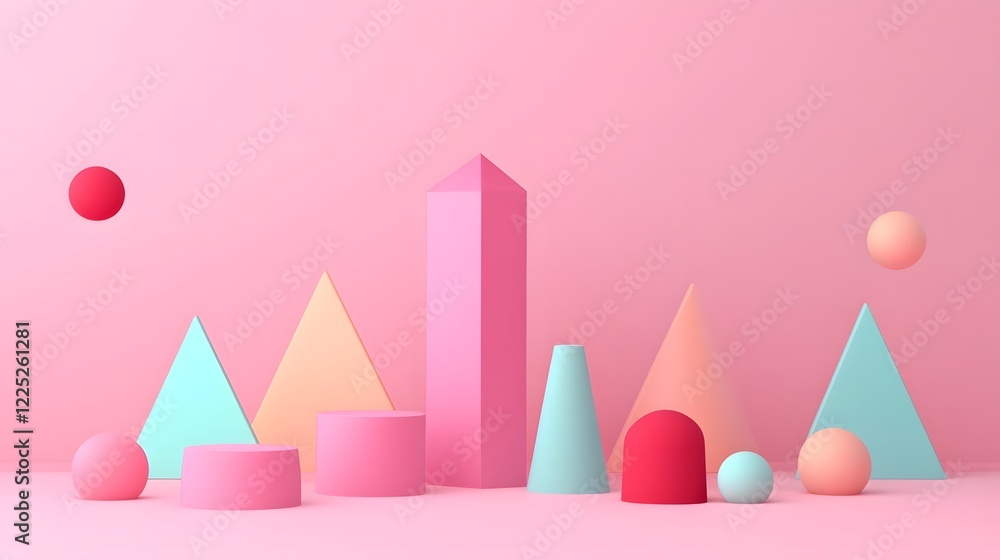 Geometric Financial Symbols for 3D Dividend Payout Projection and Analysis Design Geometric Financial Symbols for 3D Dividend Payout Projection and Analysis Design