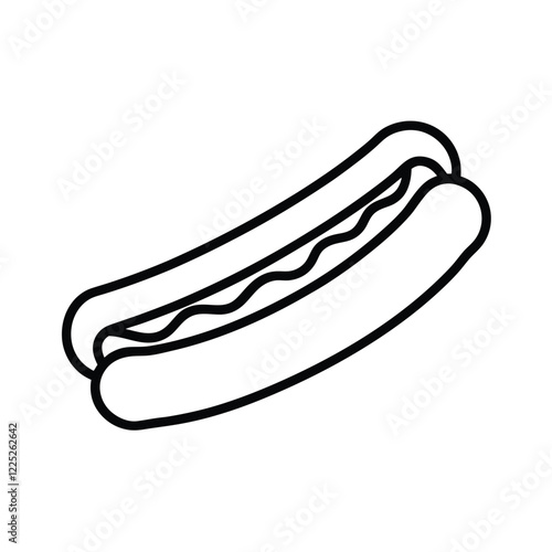 hot dog illustration