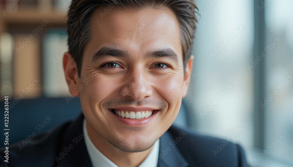 Smiling lawyer in a professional suit, demonstrating legal confidence and approachability Smiling lawyer in a professional suit, demonstrating legal confidence and approachability